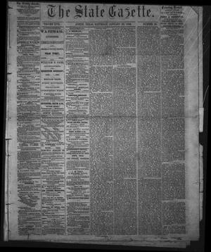 Primary view of object titled 'The State Gazette. (Austin, Tex.), Vol. 17, No. 20, Ed. 1 Saturday, January 20, 1866'.
