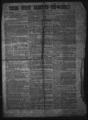 Primary view of object titled 'Texas State Gazette - Tri-Weekly. (Austin, Tex.), No. 26, Ed. 1 Wednesday, February 1, 1854'.