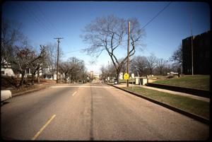 Primary view of object titled '[W. Houston Street Scene, Marshall]'.