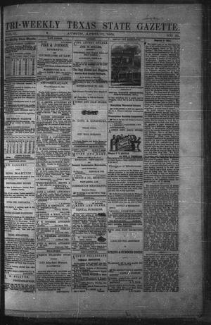 Primary view of object titled 'Tri-Weekly Texas State Gazette. (Austin, Tex.), Vol. 2, No. 61, Ed. 1 Wednesday, April 21, 1869'.