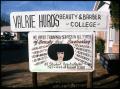 Thumbnail image of item number 1 in: '[Hurd's Barber and Beauty College Sign]'.