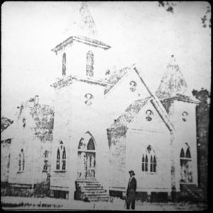 Primary view of object titled '[African-American Church, Harrison County]'.