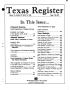Journal/Magazine/Newsletter: Texas Register, Volume 18, Number 22, Pages 1783-1825, March 19, 1993