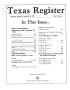 Journal/Magazine/Newsletter: Texas Register, Volume 18, Number 74, Pages 6579-6694, September 28, …