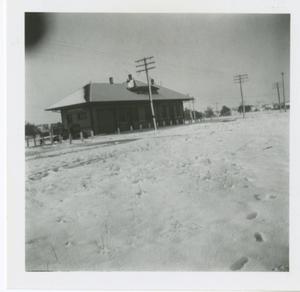 Primary view of object titled '[Round Rock Railroad Depot]'.