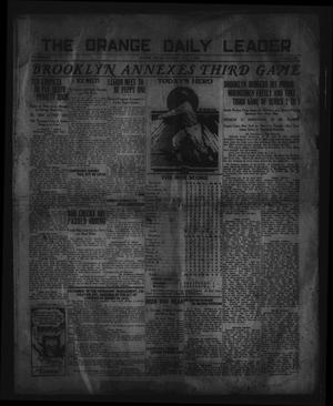 Primary view of object titled 'The Orange Daily Leader (Orange, Tex.), Vol. 16, No. 203, Ed. 1 Thursday, October 7, 1920'.