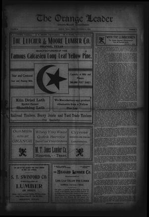 Primary view of object titled 'The Orange Leader, Citizen-Record Consolidated (Orange, Tex.), Vol. 16, No. 17, Ed. 1 Friday, September 16, 1904'.