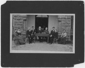 Primary view of object titled '[Dr. David Switzer and group]'.