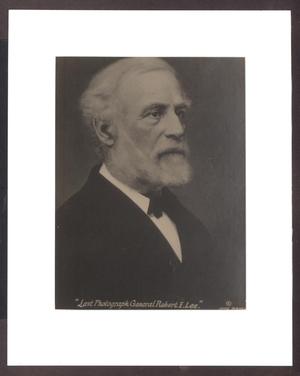 Primary view of object titled 'Photograph of Robert E. Lee'.