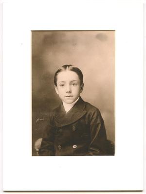 Primary view of object titled 'Photograph of a young Abner Rayburn'.