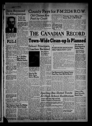 Primary view of object titled 'The Canadian Record (Canadian, Tex.), Vol. 67, No. 7, Ed. 1 Thursday, February 16, 1956'.