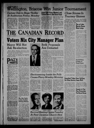 Primary view of object titled 'The Canadian Record (Canadian, Tex.), Vol. 68, No. 7, Ed. 1 Thursday, February 14, 1957'.