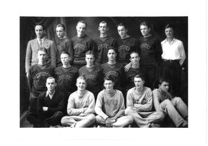 Primary view of object titled '[Weatherford College Boys' Basketball Team, c. 1930]'.