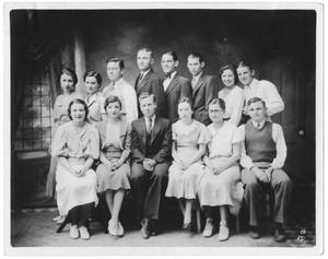 Primary view of object titled '[Weatherford College Drama Club, 1933-4]'.