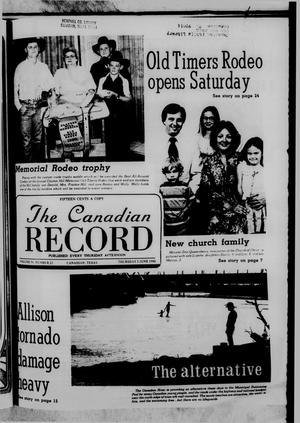 Primary view of object titled 'The Canadian Record (Canadian, Tex.), Vol. 91, No. 23, Ed. 1 Thursday, June 5, 1980'.