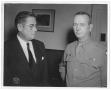 Photograph: [Lamar Fleming, Jr. with General J. M. Wainwright, lighter image]