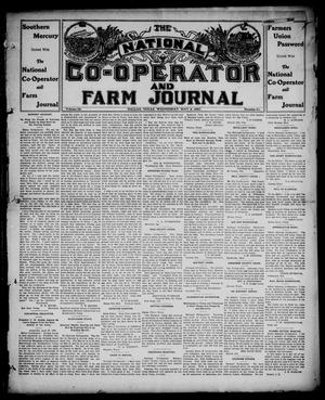 Primary view of object titled 'The National Co-operator and Farm Journal (Dallas, Tex.), Vol. 28, No. 31, Ed. 1 Wednesday, May 8, 1907'.