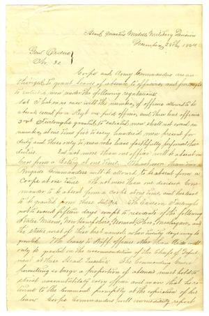 Primary view of object titled '[Letter from Lewis Sherrilan, December 28, 1864]'.