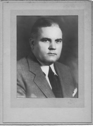 Primary view of object titled '[Formal portrait of George A. Hill, Jr. with black neck-tie]'.