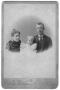 Primary view of [Mary Van den Berge Hill as a baby with her parents]