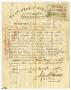 Primary view of [Pass for furlough for Orlando Wright, February 20, 1865]