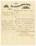 Primary view of [Letter from New York State Military Agency, October 22, 1867]