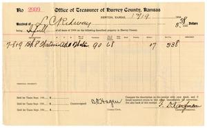 Primary view of object titled '[Tax receipt for 1906, December 19, 1906]'.