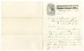 Letter: [Letter from 1st Lieutenant Hamilton K. Redway to Captain E. G. Marsh…