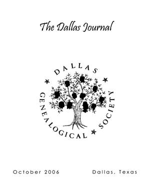 Primary view of object titled 'The Dallas Journal, Volume 51, 2006'.