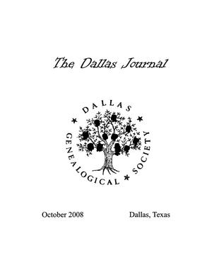 Primary view of object titled 'The Dallas Journal, Volume 54, 2008'.