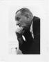 Thumbnail image of item number 1 in: '[President Lyndon Baines Johnson in thinker pose]'.