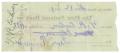 Thumbnail image of item number 2 in: '[Check from Levi Perryman to T.R. Culver, November 12, 1914]'.
