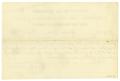 Thumbnail image of item number 2 in: '[Receipt of W. A. Morris, February 23, 1880]'.