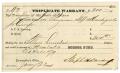 Thumbnail image of item number 1 in: '[Triplicate Warrant, January 21, 1880]'.