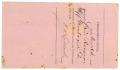 Thumbnail image of item number 2 in: '[Triplicate Warrant, November 26, 1880]'.