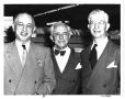 Photograph: [Irving Alexander and Joe and Abe Weingarten in posed shot]
