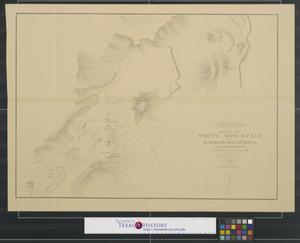 Primary view of object titled 'Map of the White Mountain or Mammoth Hot Springs on Gardiners River, Yellowstone National Park.'.
