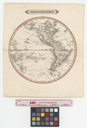 Primary view of object titled 'Western Hemisphere [Voyages of Capt. James Cook].'.