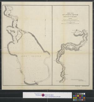 Primary view of object titled 'St. Johns River from Palatka to Lake Harney Florida [Sheet no. 2]'.