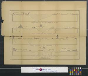 Primary view of object titled 'Cross Section on the parallel of 49° [British Columbia]'.
