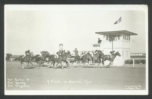 Primary view of object titled '[A Postcard Home from the Racetrack]'.