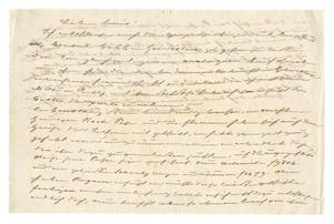 Primary view of object titled '[Letter from Ludwig Huth to Ferdinand Louis Huth, December, 1845]'.