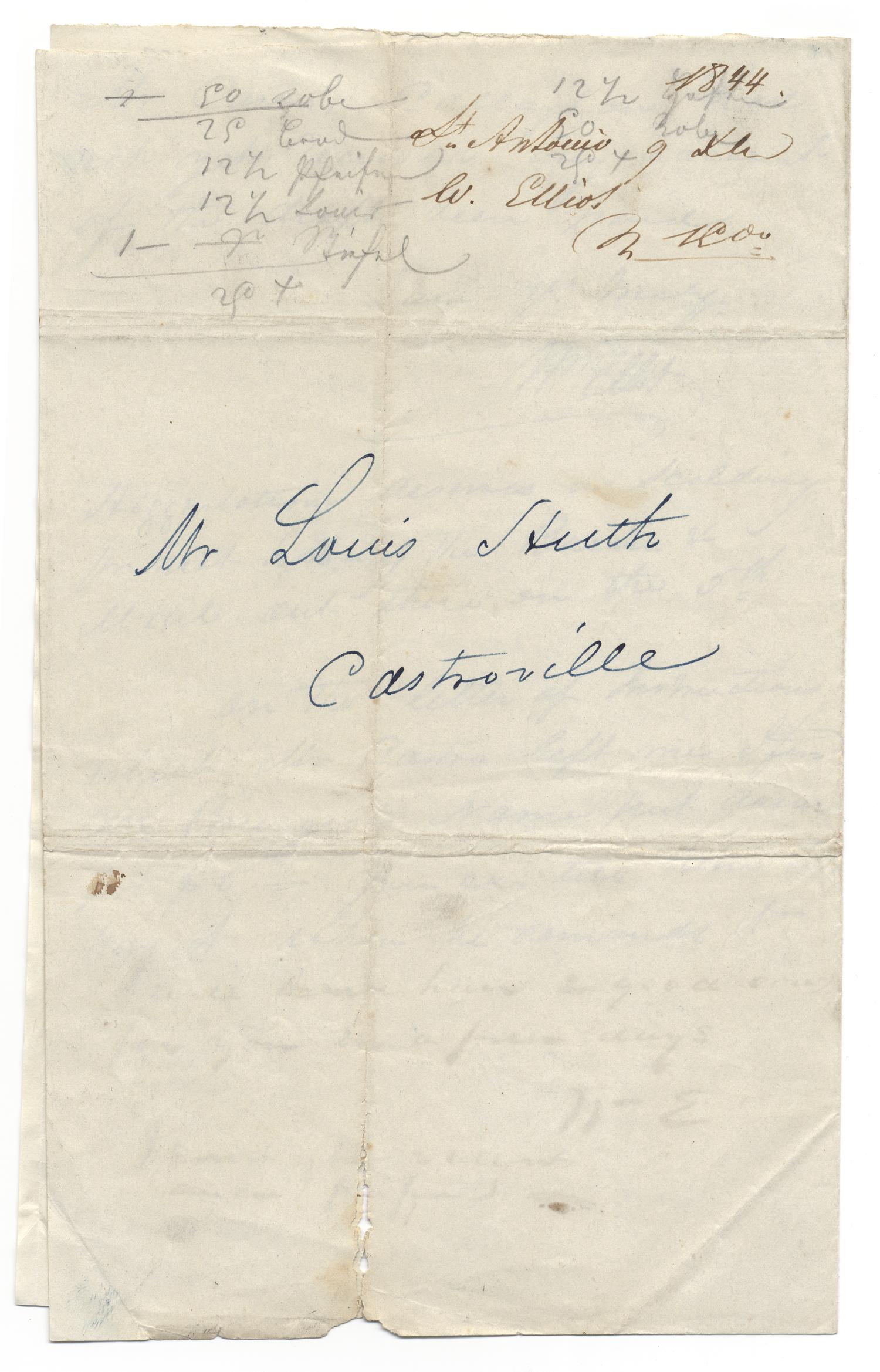 [Letter from Wm. Elliot to Ferdinand Louis Huth, December 9, 1844]
                                                
                                                    [Sequence #]: 3 of 3
                                                