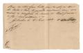Text: [Receipt for 100 francs paid to Oualline, January 6, 1844]