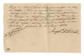 Primary view of [Receipt for 25 francs, 50 cents paid to Joseph Dietrich, January 6, 1844]