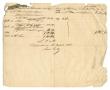Primary view of [Balance sheet showing the accounts of the Antwerp Society for Texas Colonization from March through October, 1846]