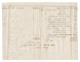 Thumbnail image of item number 1 in: '[Balance sheet showing financial transactions, October 15, 1846]'.