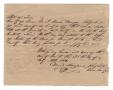 Thumbnail image of item number 1 in: '[Document certifying Louis Huth's election as Justice of the Peace for Precinct No. 6, July 25, 1846]'.