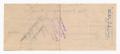 Thumbnail image of item number 2 in: '[Customer's Draft, Continental National Bank, Fort Worth, Texas, August 27, 1937]'.