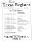 Journal/Magazine/Newsletter: Texas Register, Volume 17, Number 7, (Part II) Pages 641-728, January…